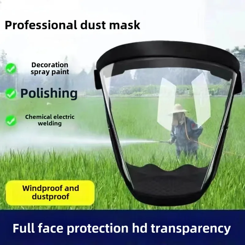 Anti Pollution Mask - Full Face Protective Glasses HD Anti-fog,
