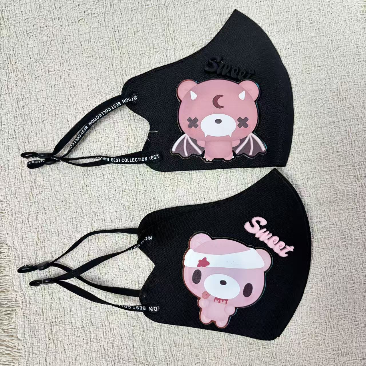 Cute Cartoon Bear Cloth Face M - Cloth Face Mask Washable review and price