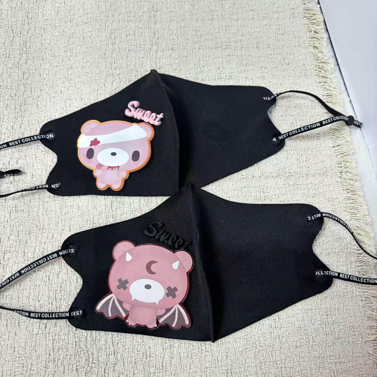 Cute Cartoon Bear Cloth Face M - Cloth Face Mask Washable review and price
